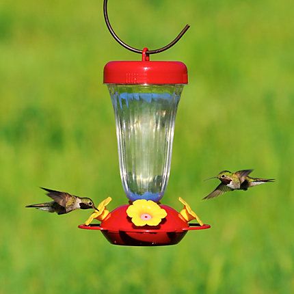 Perky Pet Perkys Finest Top Fill Yellow Flower Hummingbird Feeder
