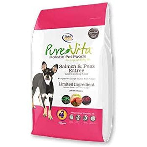 Pure Vita Limited Ingredient Salmon & Peas Entree Dog Food Nutri Source 