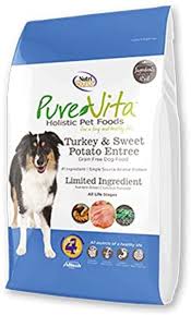 Pure Vita Turkey & Sweet Potato Entree 5lb Dog Food Nutrition Source 