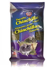 Martin Mills Extruded Timothy Chinchilla Food 1kg Small Animals MARCAM Nutrition 