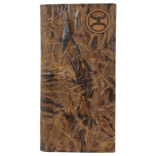 Hooey sig. Brown Marbled leather wallet / checkbook cover Wallet Trenditions 