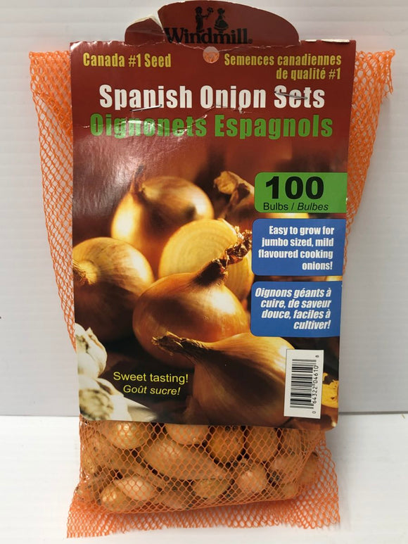 Spanish Onion Sets 100 Seed Bulbs