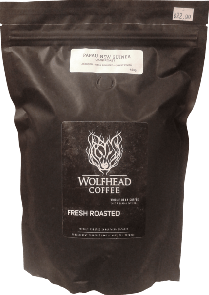 Papua New Guinea Whole Bean Coffee Coffee Wolfhead Coffee 227G 