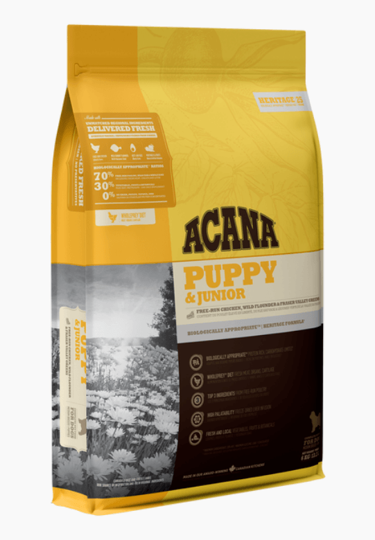 Acana Heritage - Puppy & Junior Dry Dog Food Dog Food Champion Pet Foods 2kg 