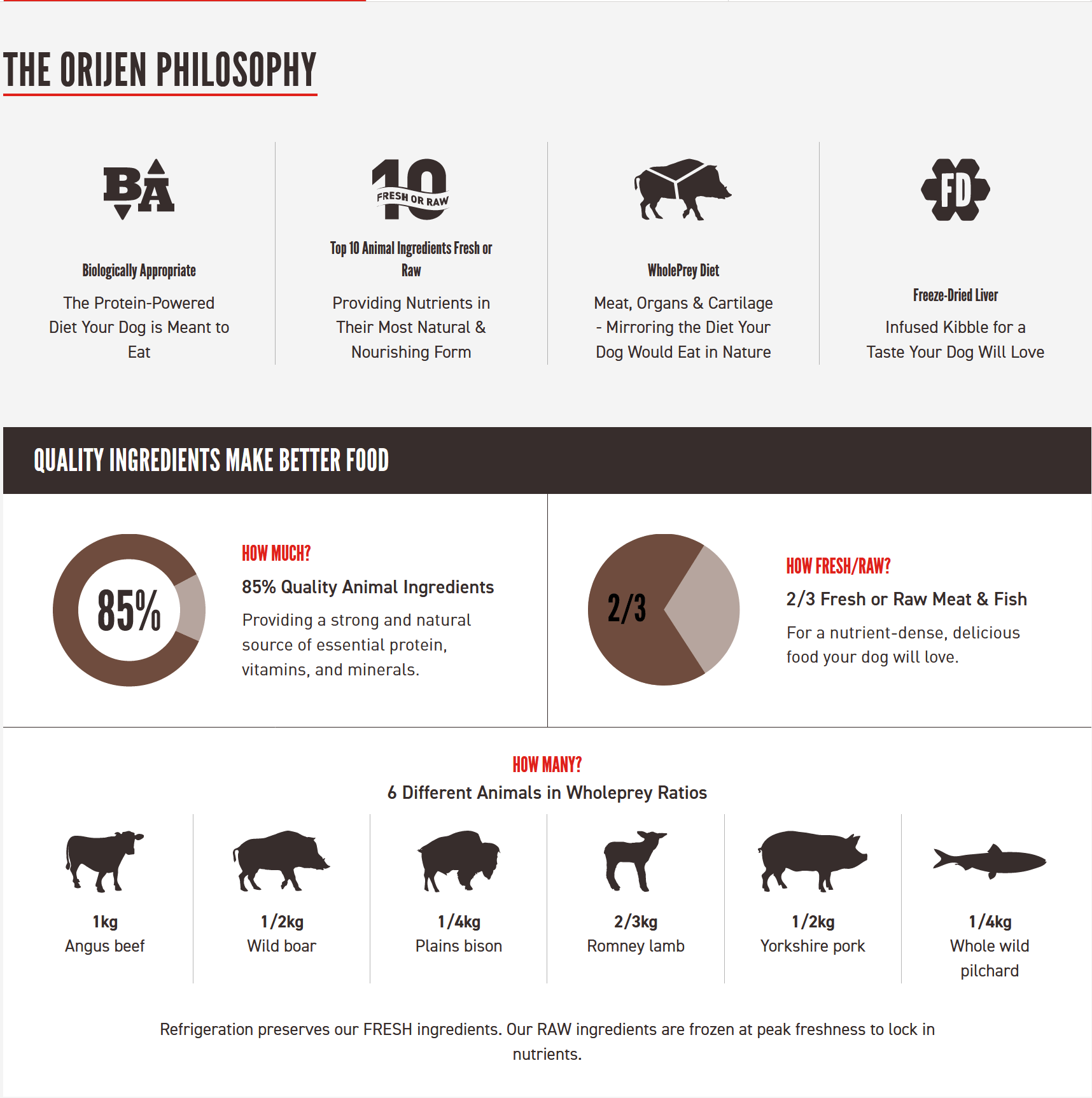 Orijen Regional Red Dry Dog Food Dog Food Champion Pet Foods 