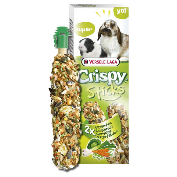 Crispy Sticks - Rabbit & Guinea Pig Fruit Flavour 2x55g