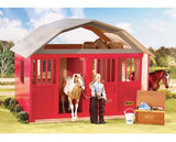 Two-Stall Wood Barn Toy Breyer 