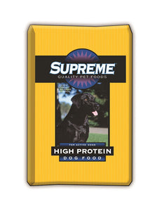 Supreme High Protein Dry Dog Food (Yellow) 16lb