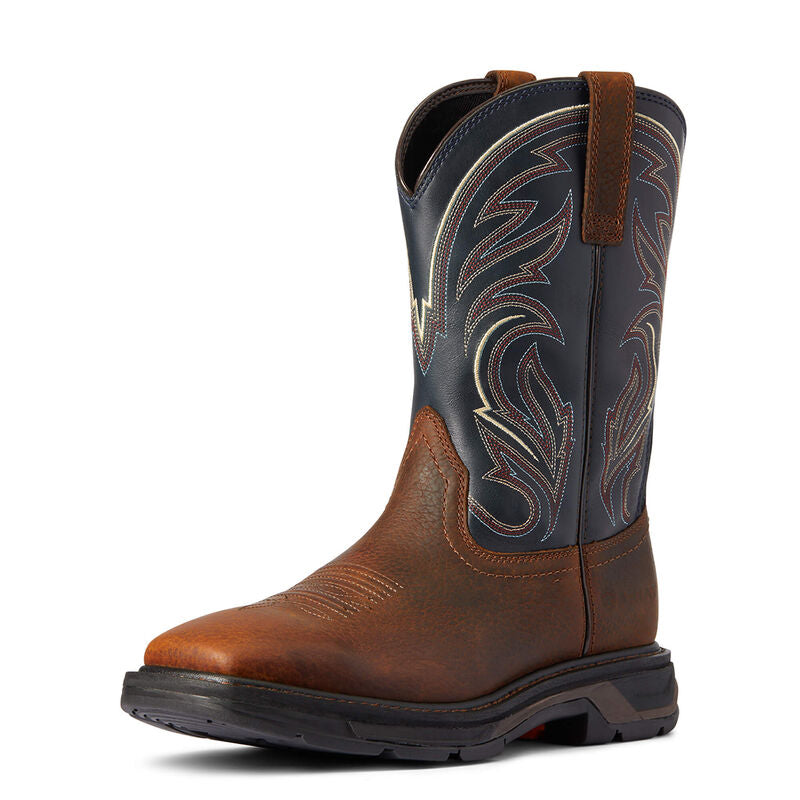 WorkHog XT Cottonwood Brown/Blue Mens Ariat